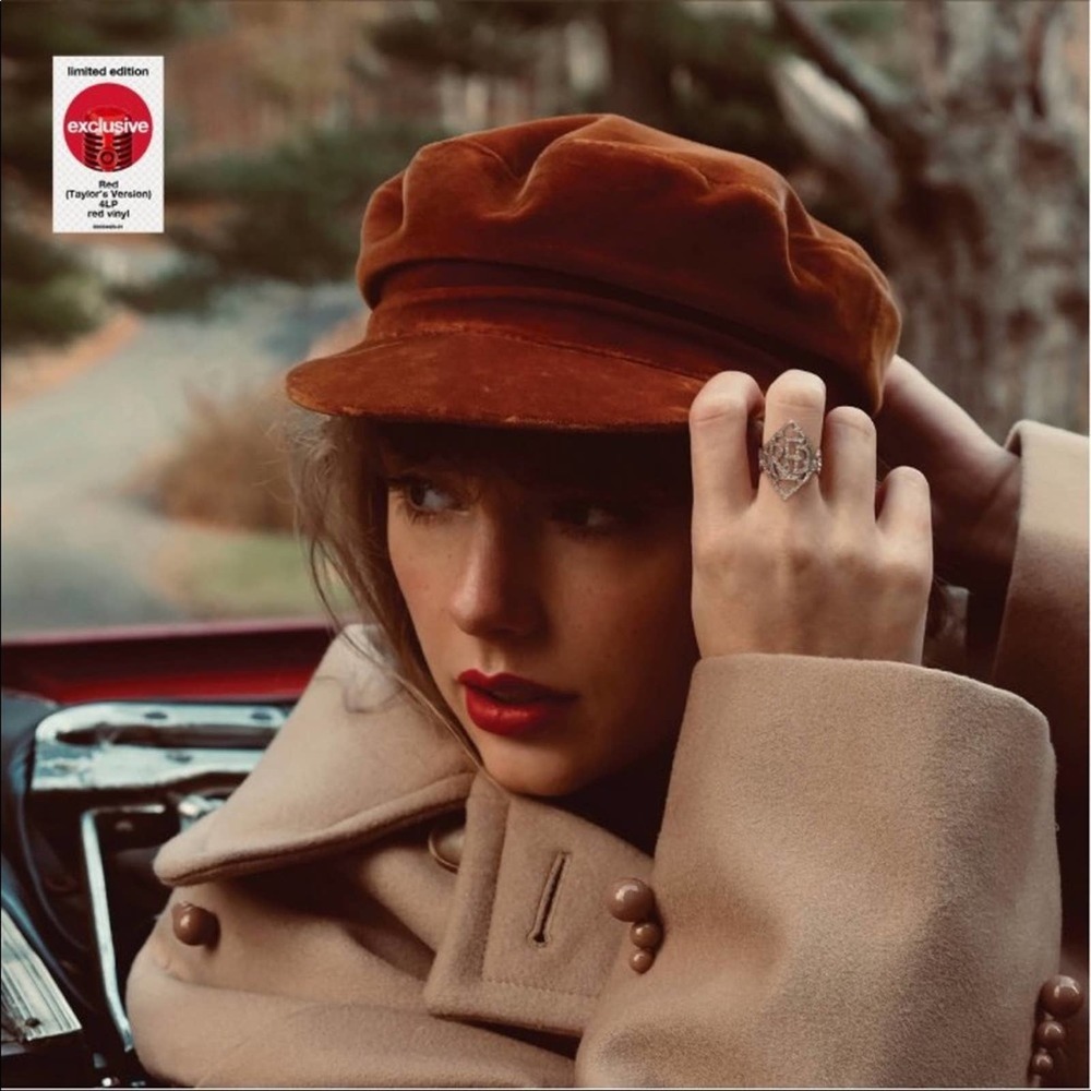 TAYLOR SWIFT Red Target Exclusive Taylor’s Version 4 records NEW - Picture 2 of 3